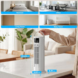 Portable Air Conditioners - 3 Speeds & Storm Mode & Mist Spray, Tower Cooling Fan with Timer