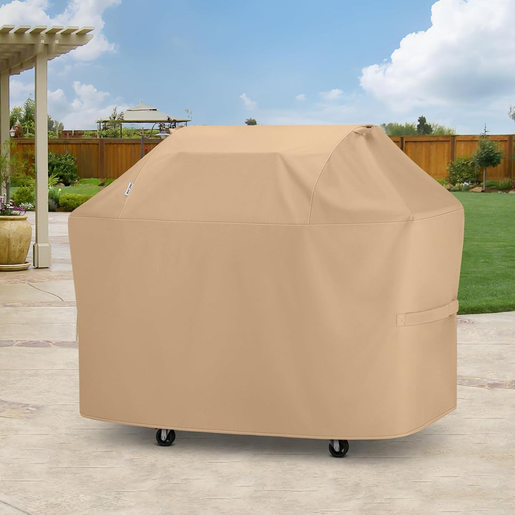 Heavy Duty Waterproof Grill Cover 60 Inch, BBQ Cover for Outside, Compatible with Weber Char-Broil Nexgrill 3-5