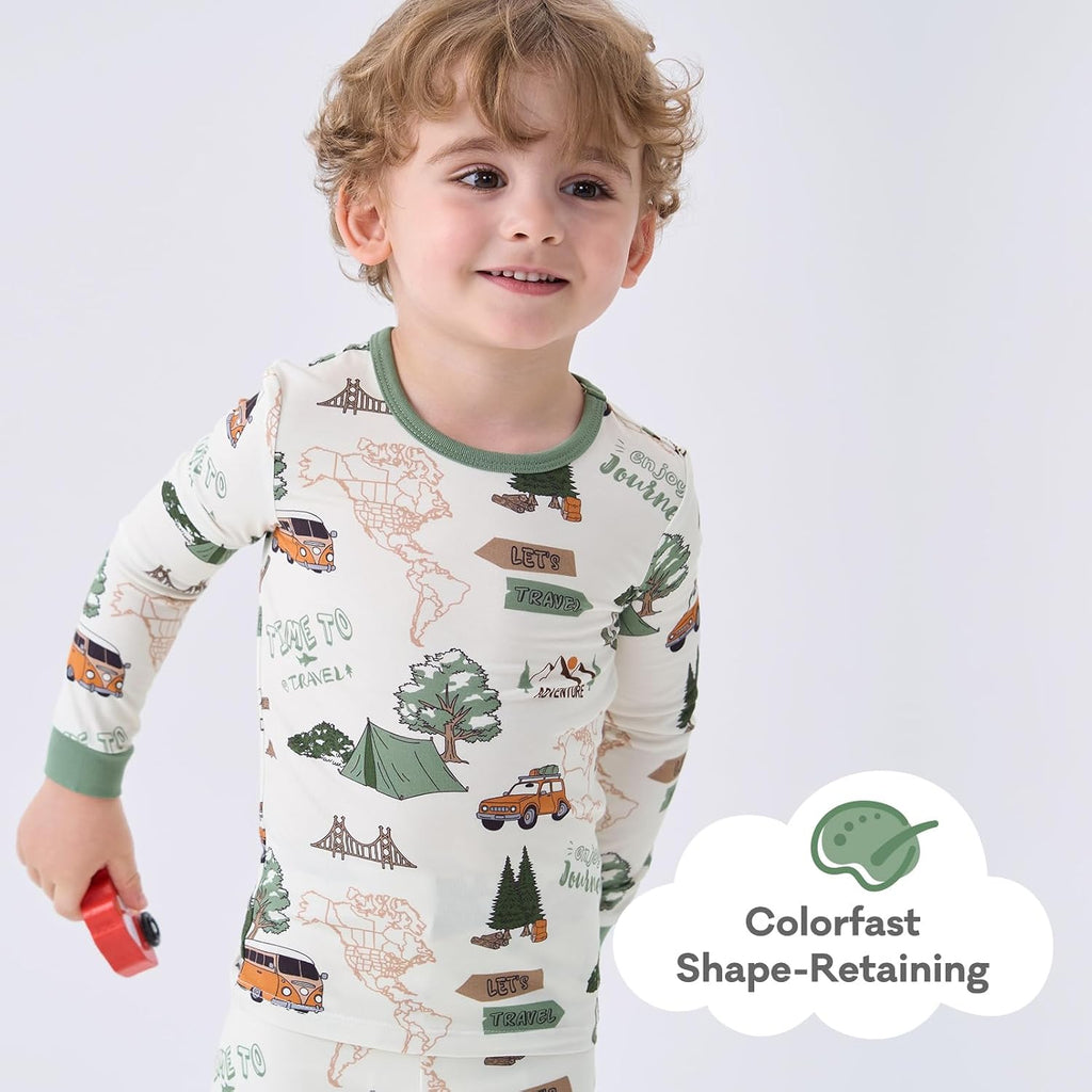 Baby Viscose from Bamboo Pajama Set Toddler Boy Sleepwear