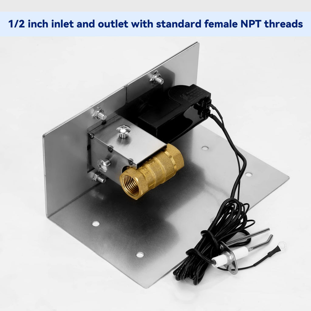 Stainless Steel Fire Pit Gas Burner Spark Ignition Kit