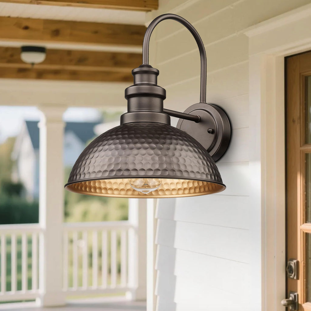 Farmhouse Barn Lights - Rustic Wall Sconce, Exterior Outdoor Mounted Lighting Fixture, Vintage Wall Light, Porch