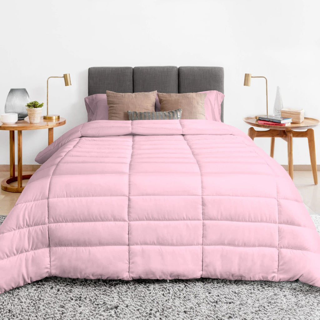 5 Piece Long Box Pattern Comforter Set Premium |Super Soft 450 GSM All Season, 1000 Thread Count, 100% Egyptian