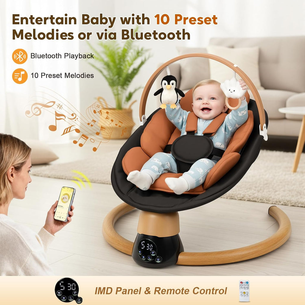 Swings for Infants, Electric Portable Baby Swing