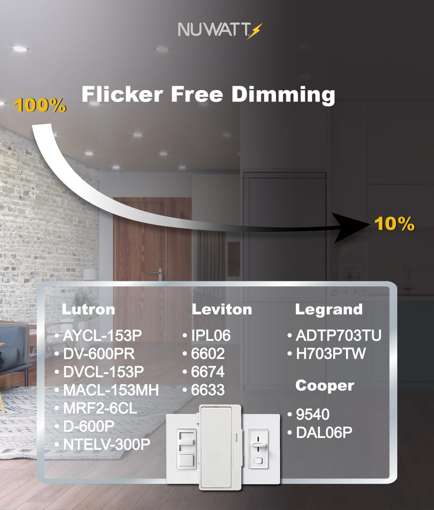 12 Pack 4 Inch LED Black Recessed Lights, 5CCT 2700-5000K, Dimmable
