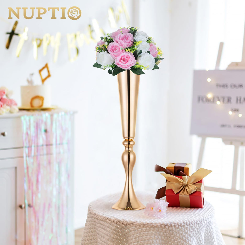 Pink & White Flower Balls: Artificial Rose Centerpieces for Tables