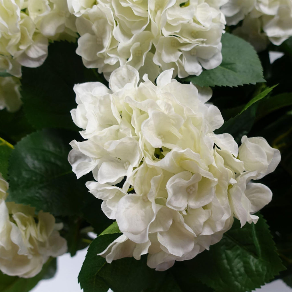 Design UK Realistic Artificial Blossom Tree, Silk, 70cm White Hydrangea