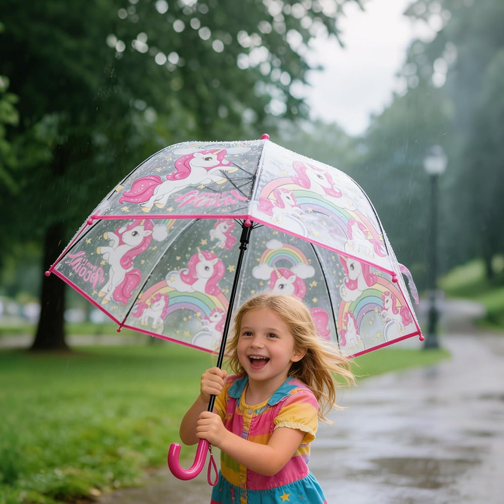 Kids Clear Umbrella, Bubble Dome for Rain