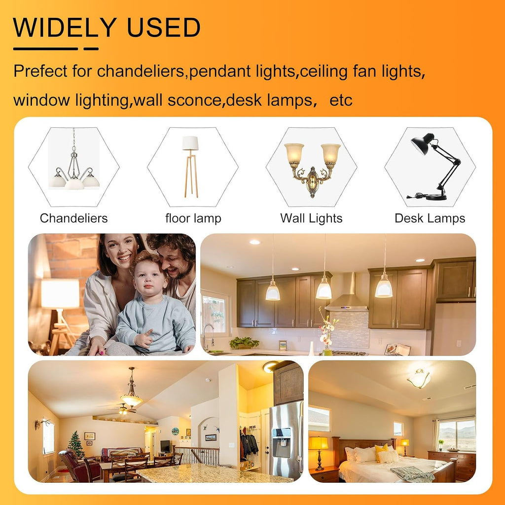 E11 Led Bulb Dimmable 120V Mini Candelabra Bulbs 100 Watt Equivalent