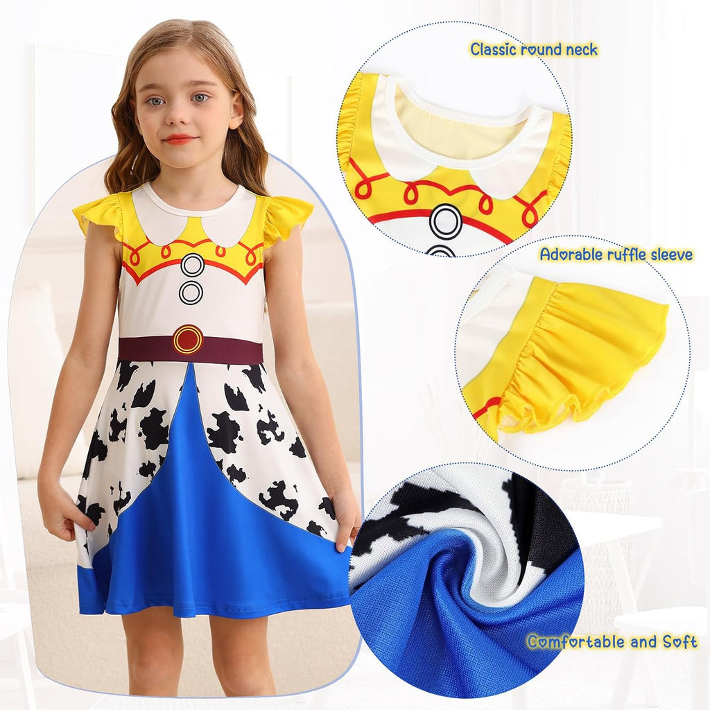 Girls Nightgowns Princess Pajamas for Toddler Kids Sleepwear Nightdress