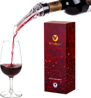 Wine Aerator Pourer Spout Diffuser - Wine Decanter with Aerator Attaches to Wine Bottle for Enhanced Flavor | Premium - Set of 2