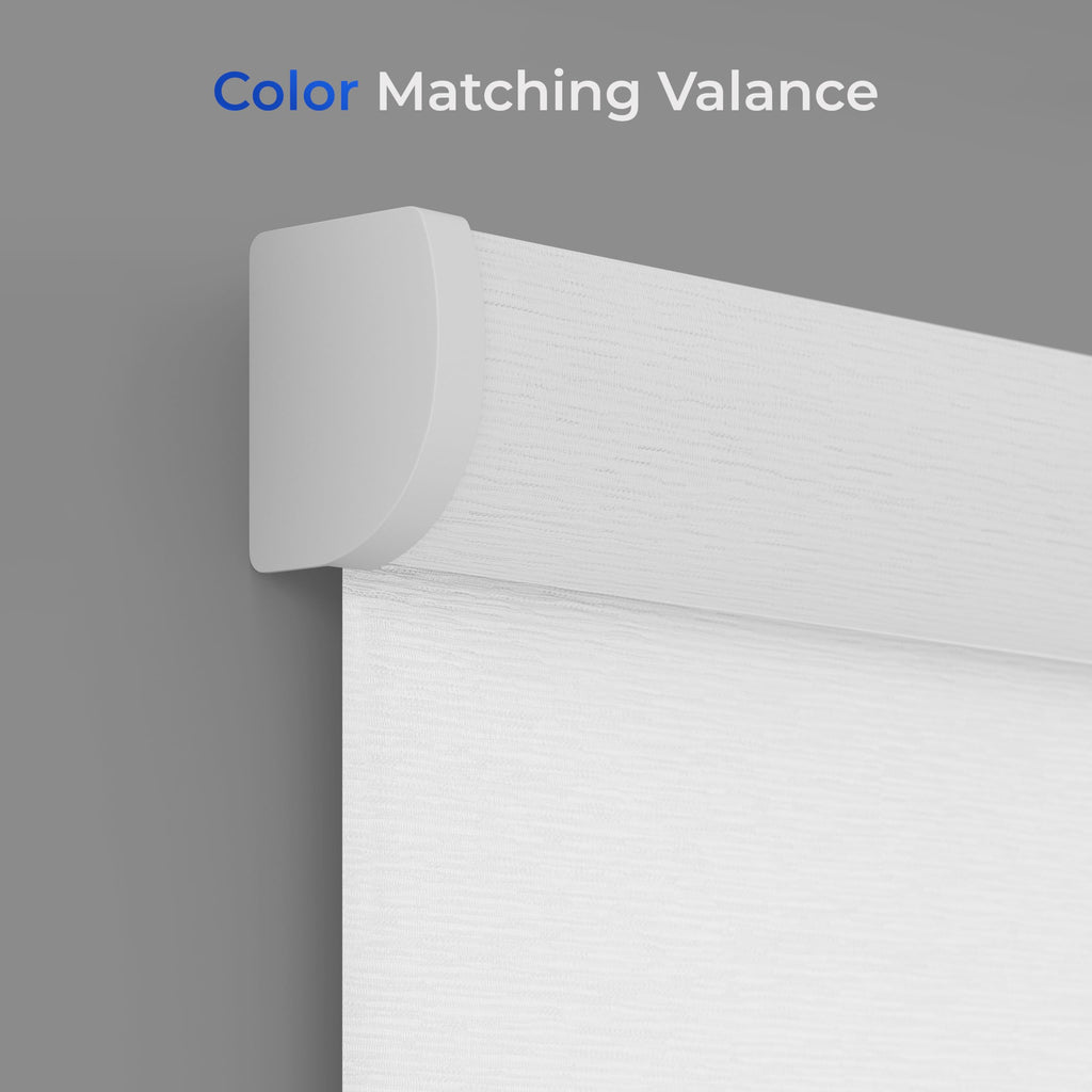Light Filtering Roller Shades, 66" W x 72" L White