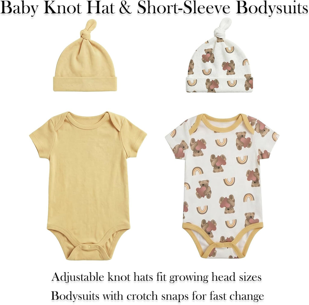 Organic Cotton Unisex Baby Layette Registry Clothes Set