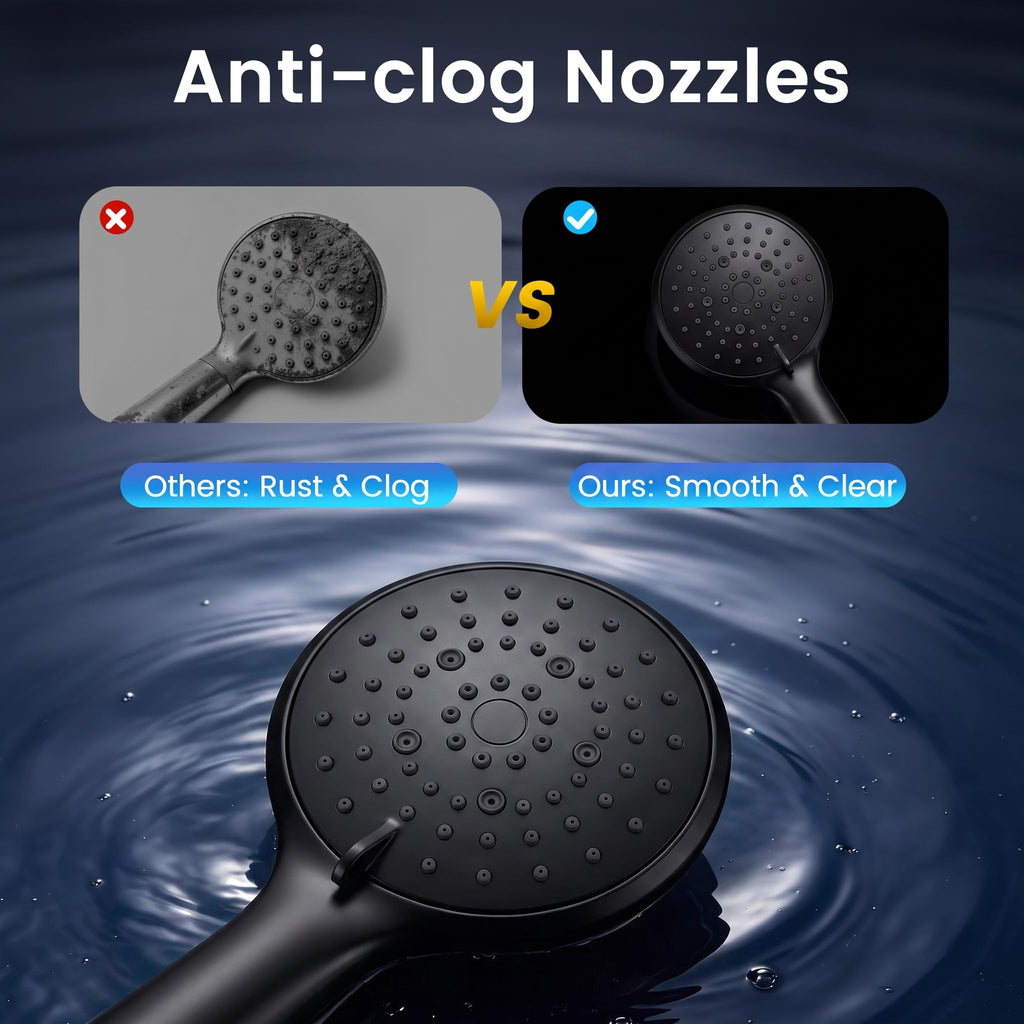 Shower Head with Handheld, High Pressure Hand Held Shower Head