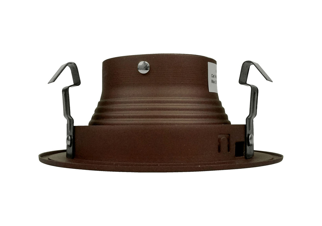 4 inch Oil-Rubbed Bronze Recessed Baffle Trim for MR16 Bulb (14002OB-OB)