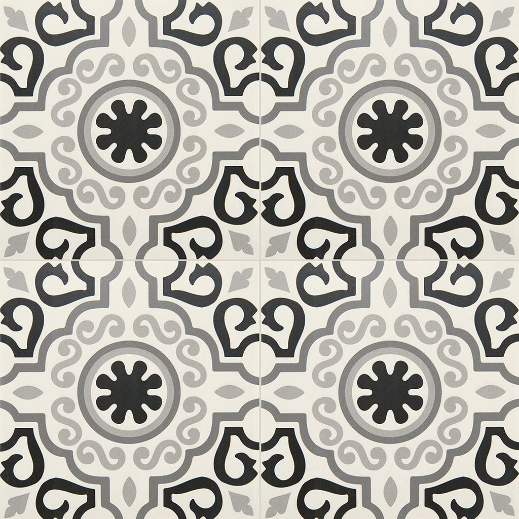 12x12 Marseille Encaustic Pattern Ceramic Tile Floor Wall (8)