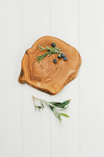 Olive Wood Rustic Trivet