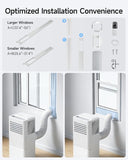 Portable Air Conditioners, 10000 BTU Air Conditioner Portable for Room Up to 450 Sq.Ft, Remote Control, 24H Timer