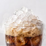 Nugget Ice Maker Countertop: 44lb/Day, Self-Cleaning, Black Stainless Steel, Portable, Soft Chewable Pebble Ice