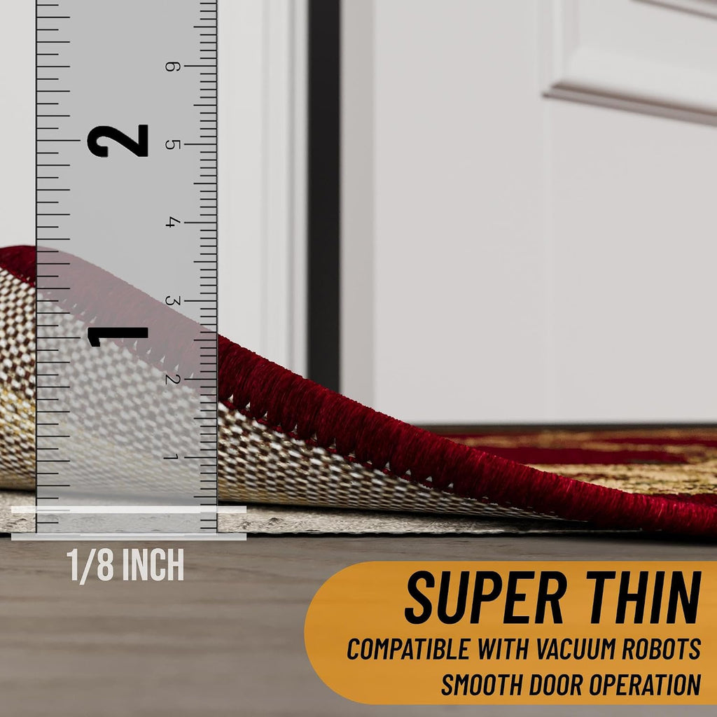 Non Slip Rug Pad Grip 3x5 1/8 Thick, Protection for Any Flooring Surface, Keep Your Runner Rug and Area Rugs