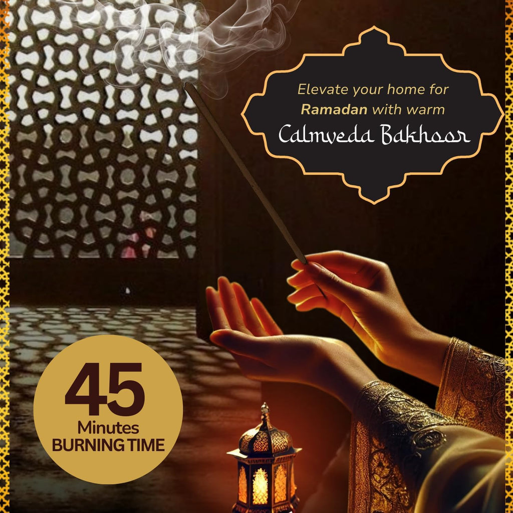 Arabian Oud Bakhoor Incense Sticks - بخور اماراتي (3 Variants, 40+ Incense) Deep Warm Arabic Incenses Like Al Nasaem - Set of 40
