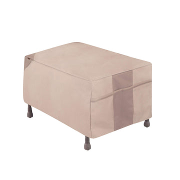 Monterey Patio Ottoman/Side Table Cover - Water-Resistant Fabric - Heavy-Duty Protection for Outdoor Deck Furniture