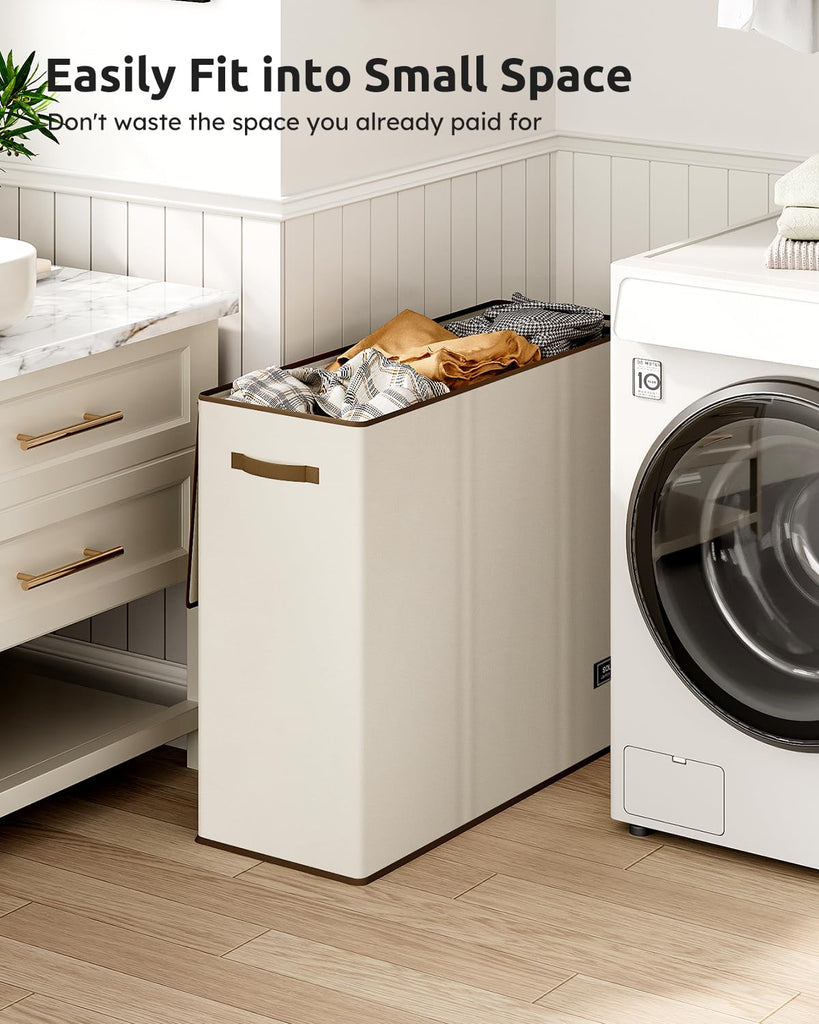 Large Laundry hamper 3 Section with Lid, 180L Laundry Basket