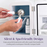 Esty Fridge for Skincare Products - Compact 4L Portable Mini Fridge with Quiet Dual Cooling and Warming for Beauty