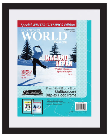 Magazine Display Float Frame (46646), 11x14, White