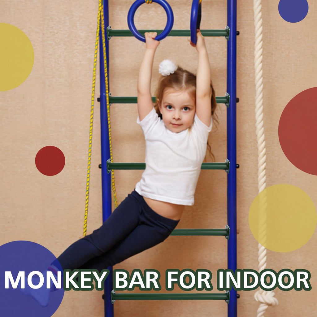 12 Pcs 16.5" Green Outdoor Monkey Bars for Playground