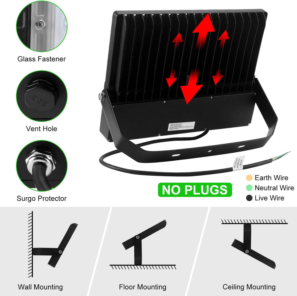 36000Lm 240W Led Stadium Outdoor Flood Light Area Lighting for Sport | Super Bright Arena Lights,Commercial Area
