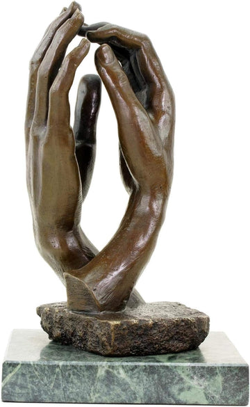 The Cathedral (1908) - Bronze Sculpture by Auguste Rodin - Hands - Modern Art Statue - Musée Rodin Paris - 100%