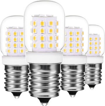 E17 LED Bulb 3W 40W Equivalent Daylight White 5000K for Microwave (4 Pack)