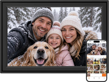 WiFi Digital Picture Frame, 10.1 Inch Touchscreen, Easy to Use