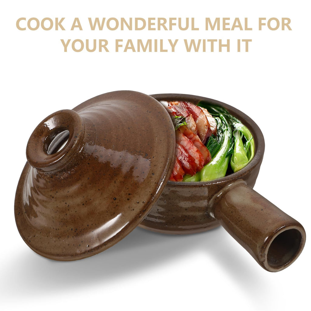 1pc Casserole Saucepan Stew Cooker Baking Dish Small Ceramic Bowl Mini Tart Pans for Baking Clay Tools Microwave Soup