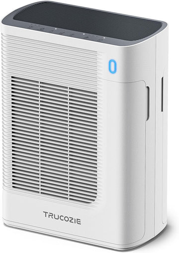 T356 New White Air Purifier for Home Large Room Bedroom Up to 1937 Ft² in 1 Hr With Double-sided Air