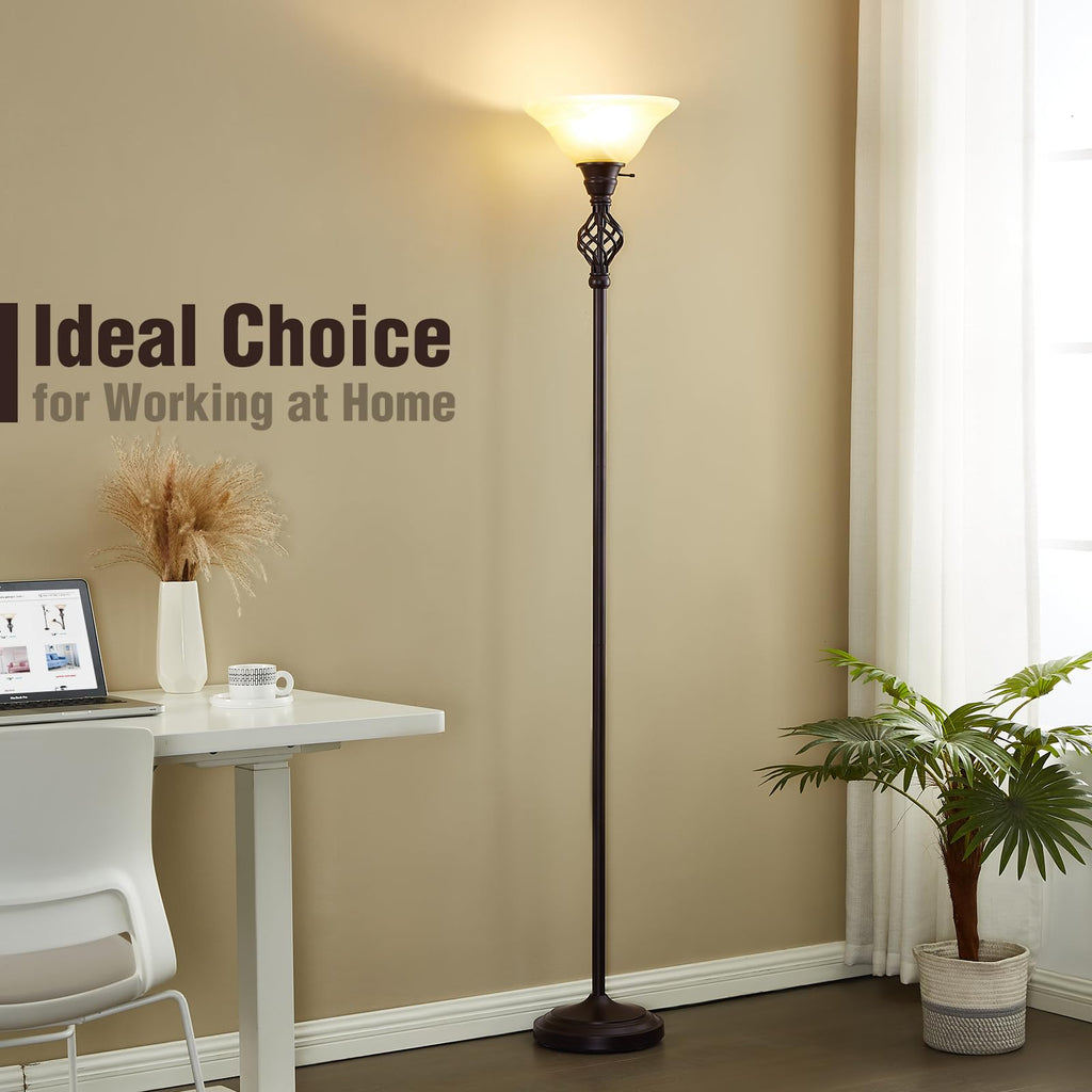 Torchiere Floor Lamp, LED Standing Reading Light