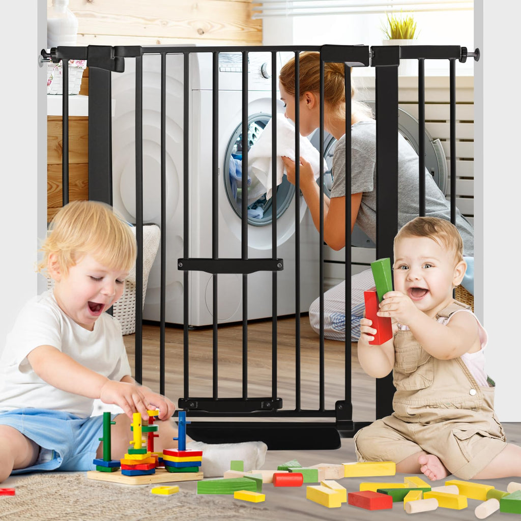 37 Inch Tall Baby Gate with Small Cat Door