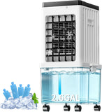 Portable Air Conditioners, Swamp Cooler Portable AC Unit with Removable 2.6 Gal Water Tank