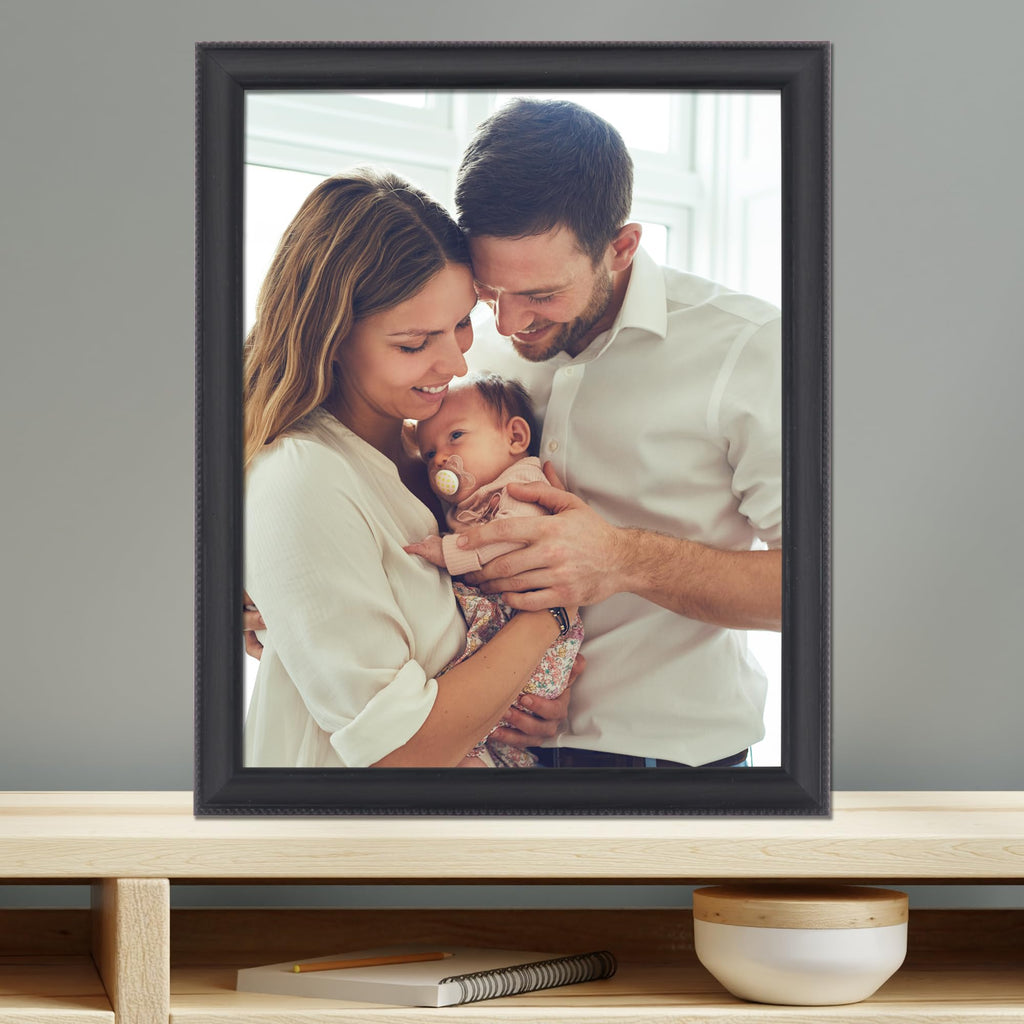 Classic Bead Picture Frame, 8x10, Black
