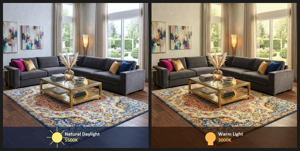 Light Gray Vintage Persian-Style Medallion Large Area Rug Traditional White Fuchsia Mustard Orange Sky Blue Navy