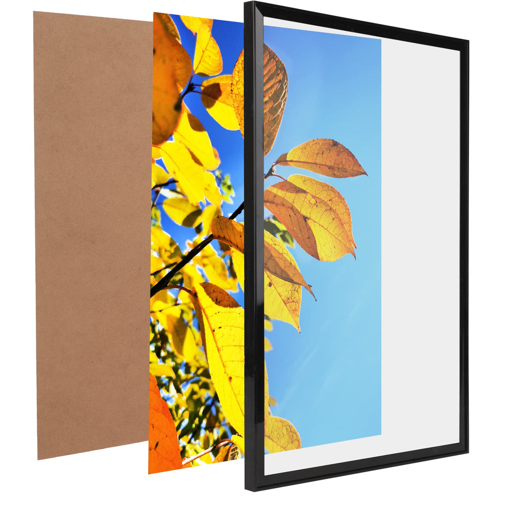 16x20 Picture Frame Black, Collage Wall Decor Studio Gallery Poster Frame