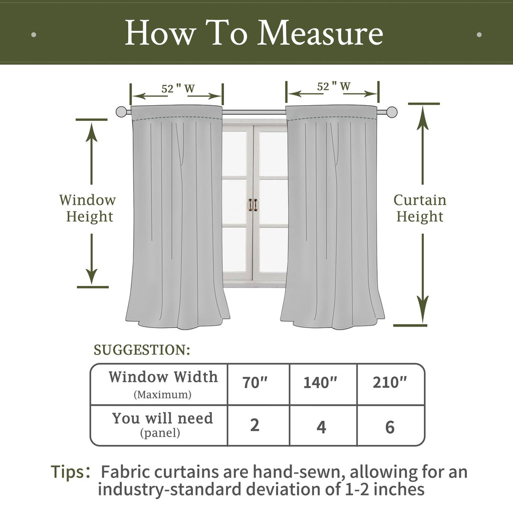 Sage Green Velvet Curtains 120 Inches Long, 2 Panels
