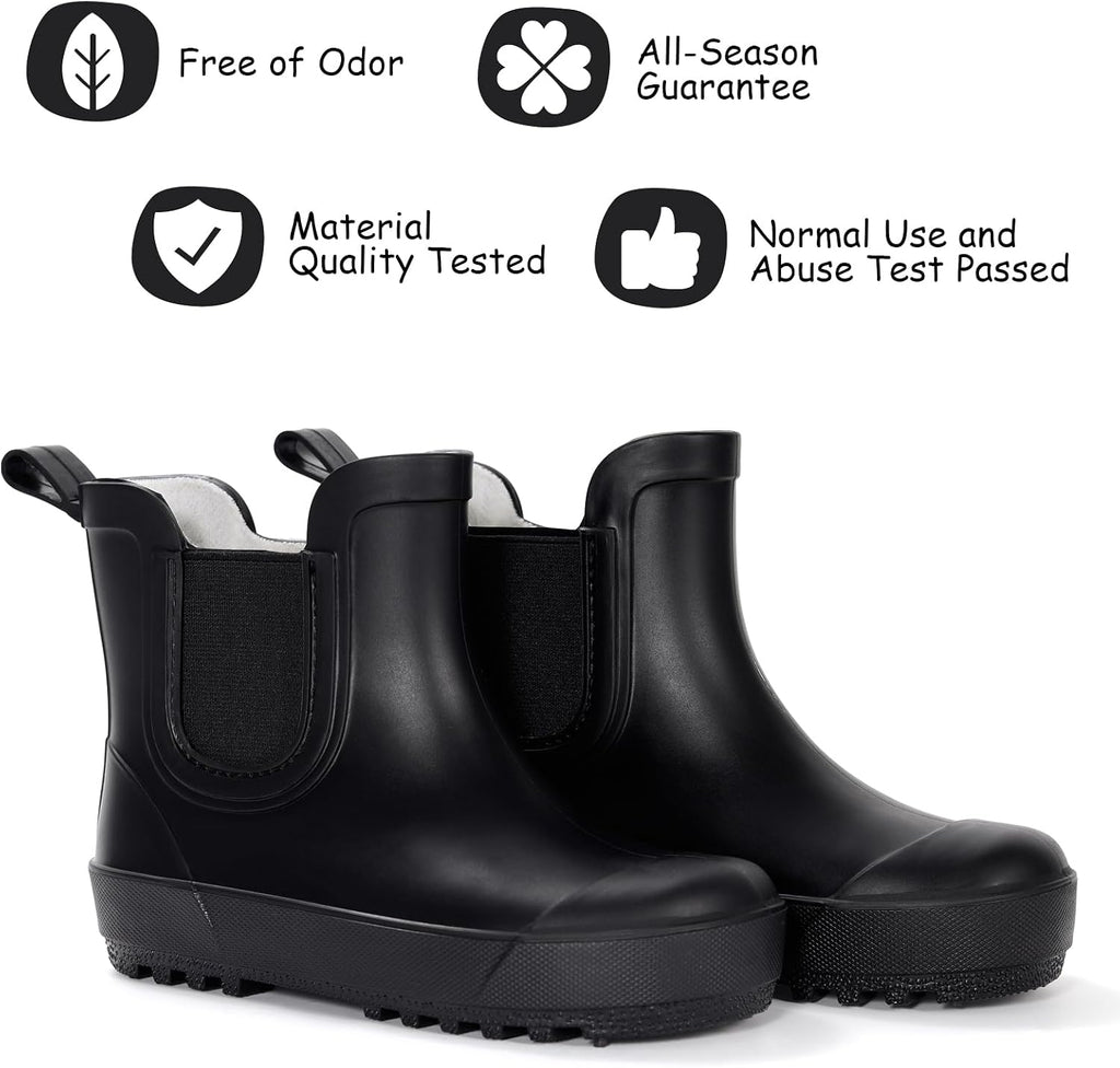 Kids Waterproof Chelsea Rain Boots