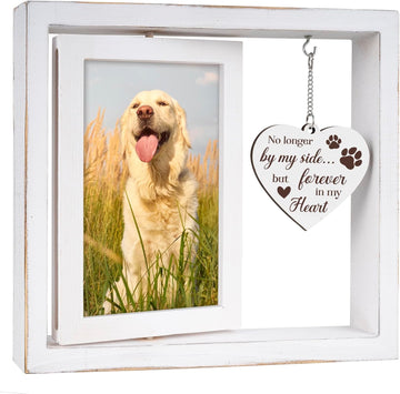 Loss Of Dog Sympathy Gift, Vintage Memorial Picture Frame, Healing Comfort Gift for Dog Lovers, Pet Memorial Gifts