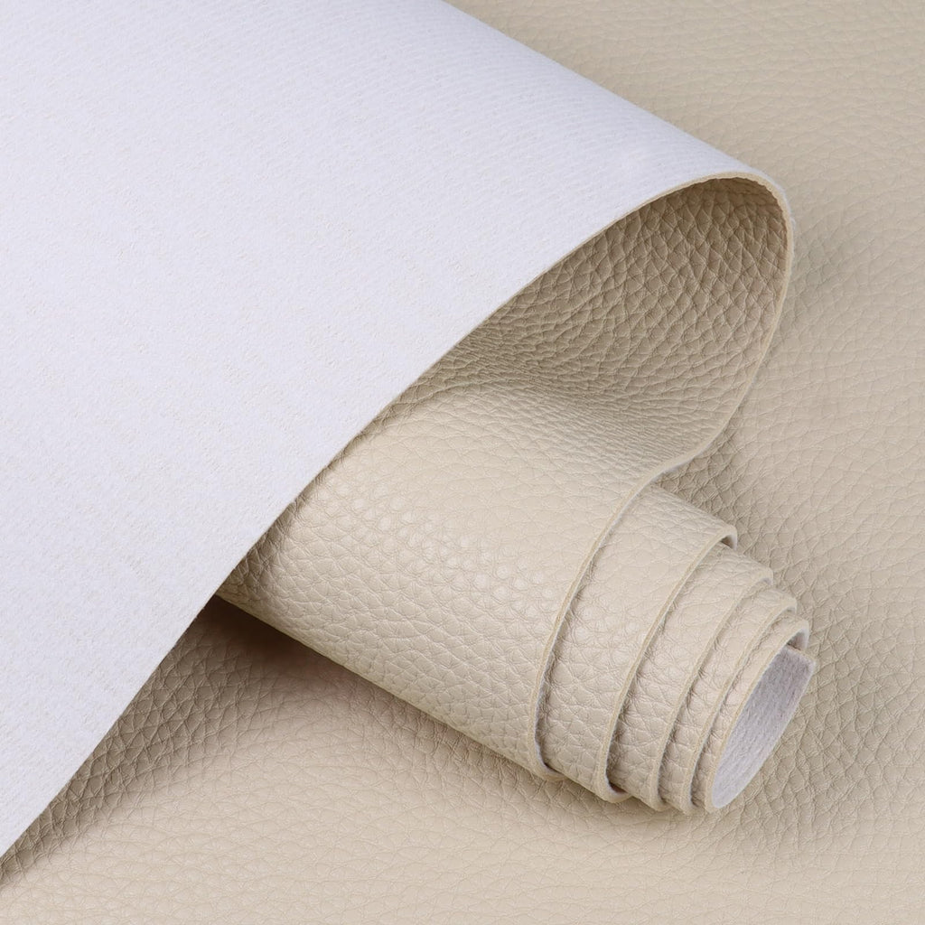 Waterproof 1.6mm Leather Sheets 54"×18" Beige