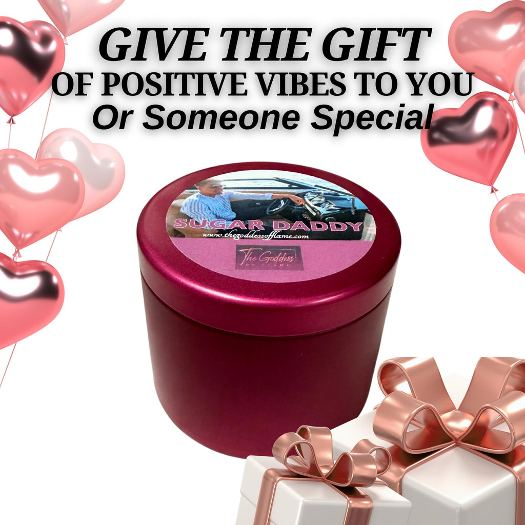 Sugar Daddy Candle for Luxury, Money, Spoiling, Attraction, Confidence, Abundance, Glamour, Desire, High Value