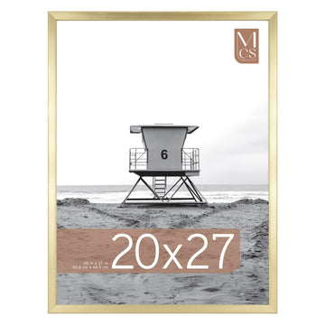 Foundation Poster Frame, 20x27, Brass Traditional