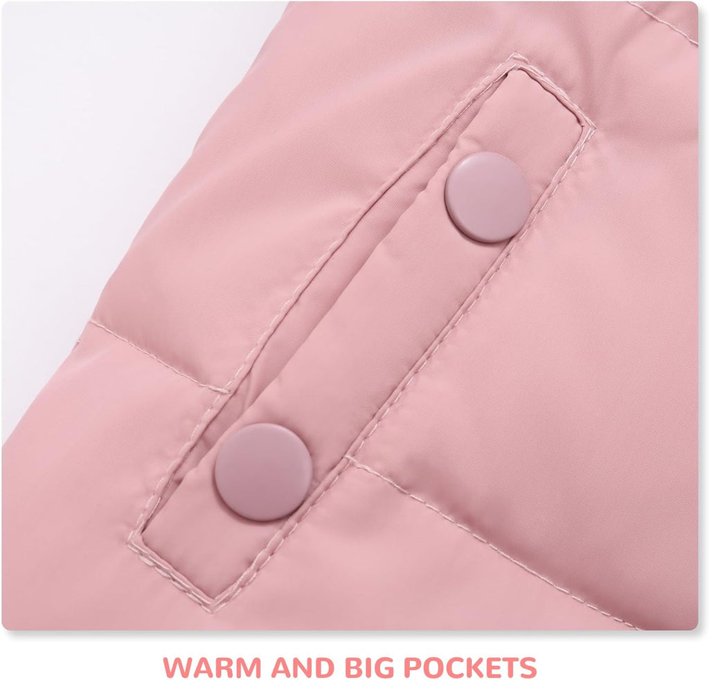Toddler Snowsuit Boy Baby Winter Coat Girl Snow Pants and Jackets Bib