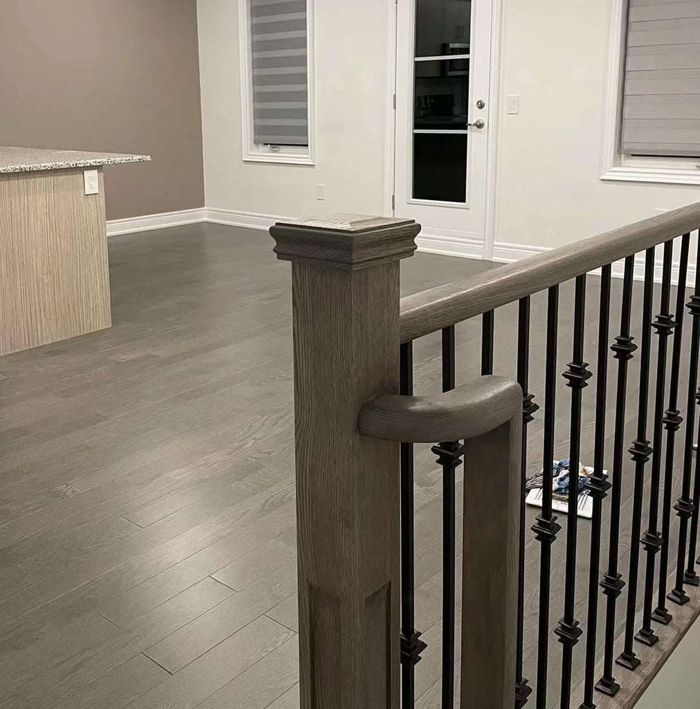 16 Pack Balusters for Staircase Interior Hollow Double and Single Knuckle Stair Spindles 1/2" Square Iron Balusters