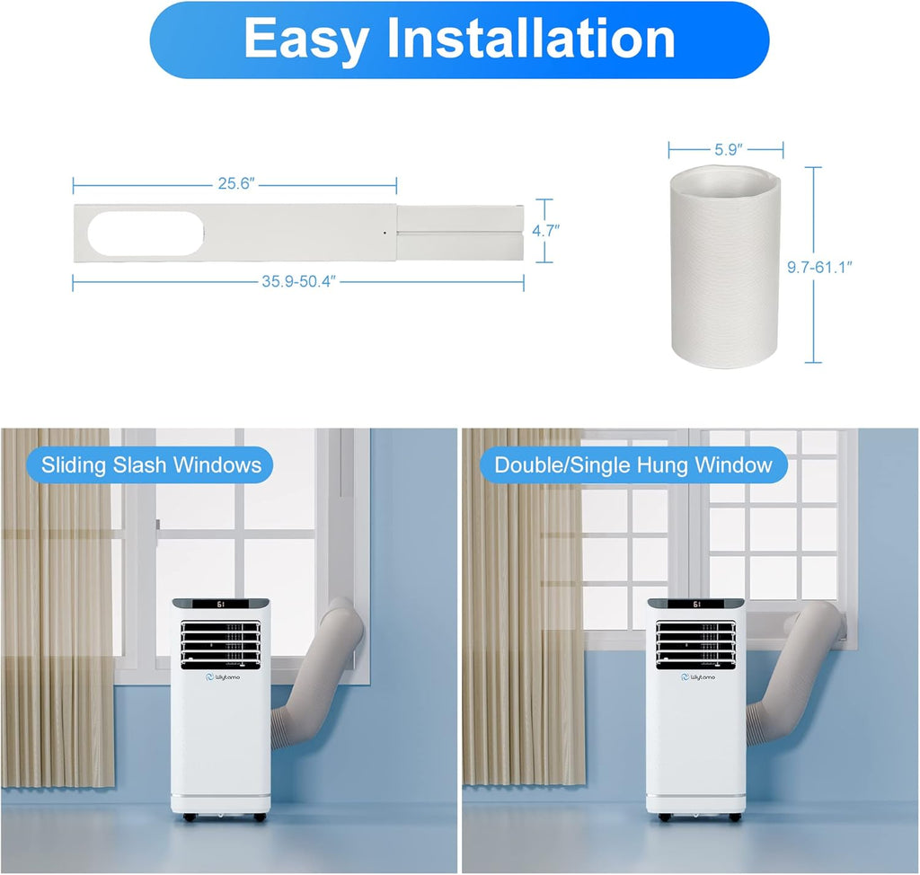 10,000 BTU Portable Air Conditioners for Room Up to 450 Sq.Ft, 4-in-1 Portable AC Unit, Heater